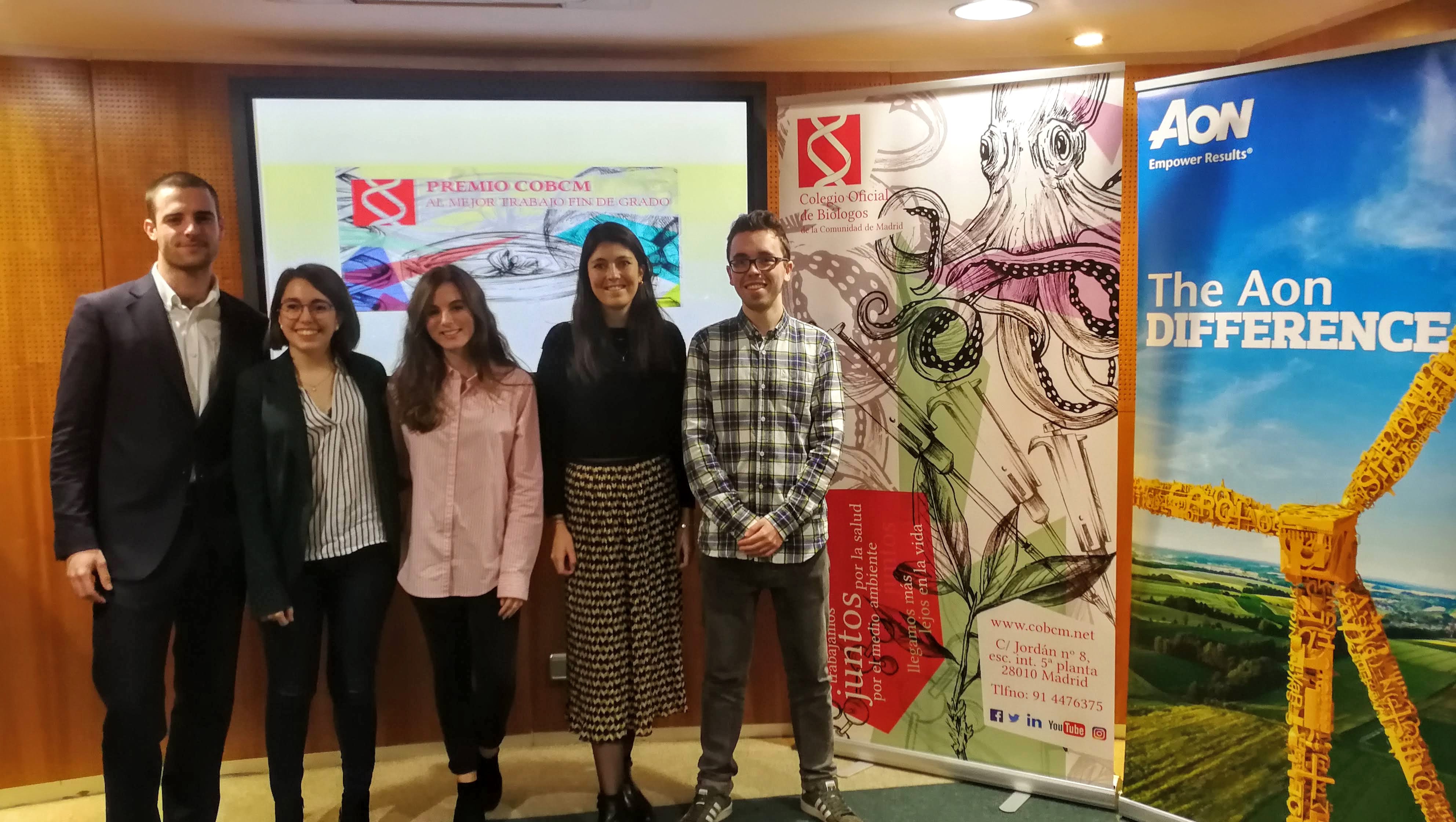 Premio COBCM mejor TFG 2019
