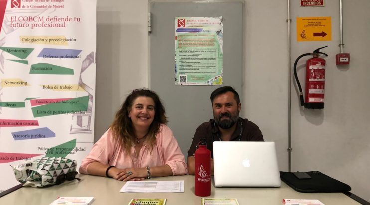 Stand del COBCM en el XVIII Congreso Ibérico de Entomología