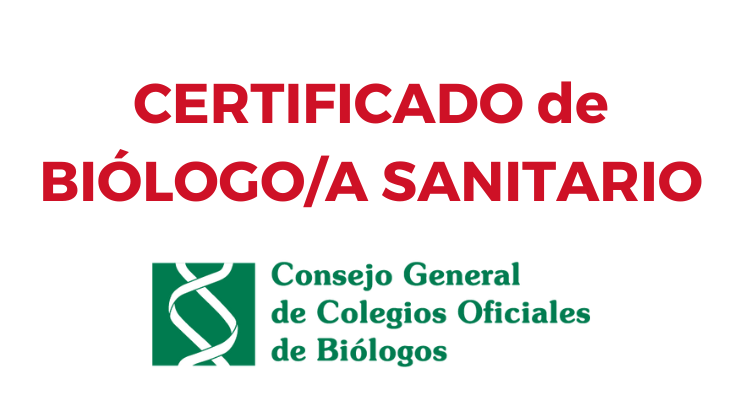 Certificación del Biólogo Sanitario por el CGCOB
