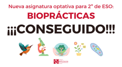 Nueva asignatura optativa 2º ESO “BIOPRÁCTICAS”