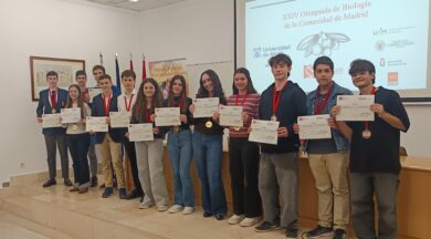 ENTREGA DE PREMIOS DE LA XXIV OLIMPIADA DE BIOLOGÍA DE LA COMUNIDA DE MADRID