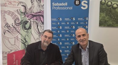 El COBCM firma un convenio de colaboración con Banco Sabadell